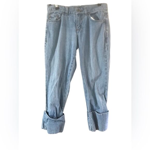 Duck Head Capri Cuffed Jeans Women's Size 5 - Picture 11 of 11